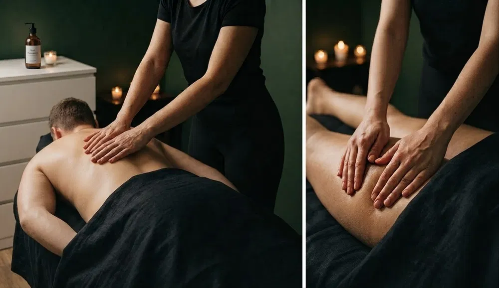 Masaż relaksacyjny całego ciała antystresowy premium 60min odprężający VIP 90min Rzeszów